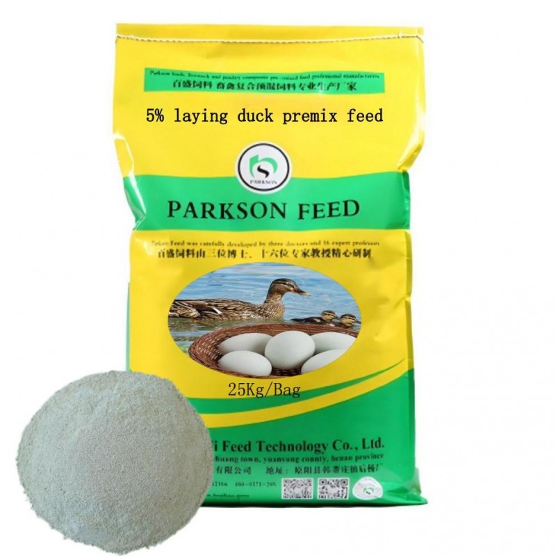 Pre-mixed feed untuk laying-breed duck